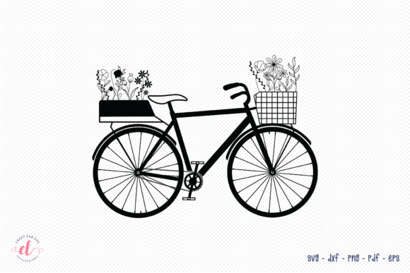 Floral Cycle SVG – Flower Bouquet SVG