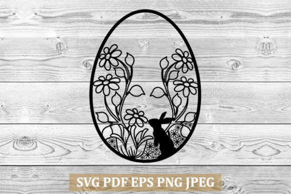 Floral Egg SVG: Easter Charm, Real Embroidery Ready?