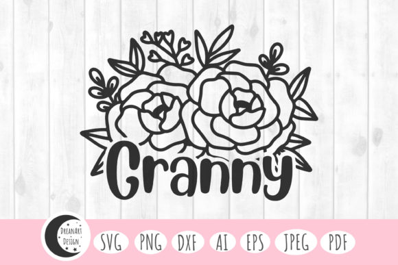 Floral Granny SVG: Warm, Whimsical & Ready for Real Stitches