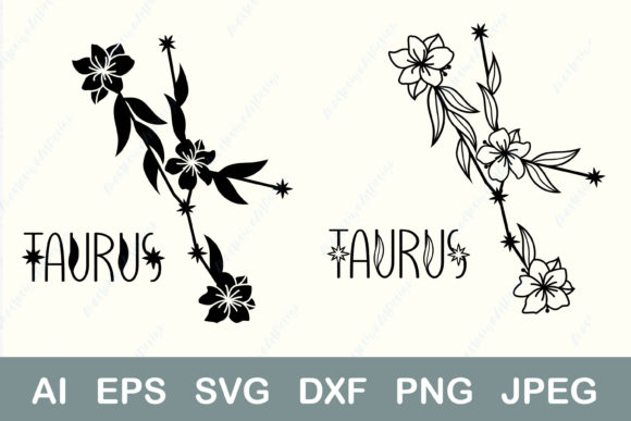 Floral Taurus SVG: A Zodiac Design That Stitches With Intention