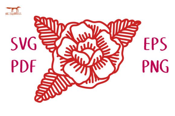 Late Rose SVG Cut File