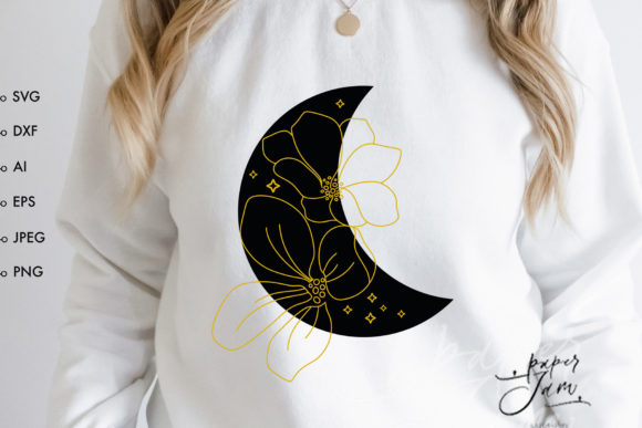Moon Phase SVG: Floral Moon Design Review