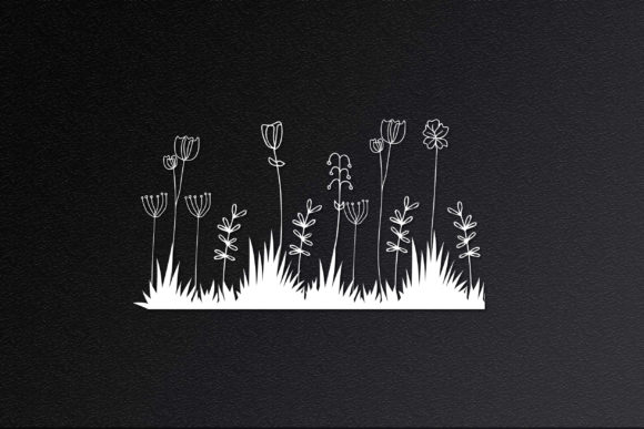 Small Floral Garden SVG