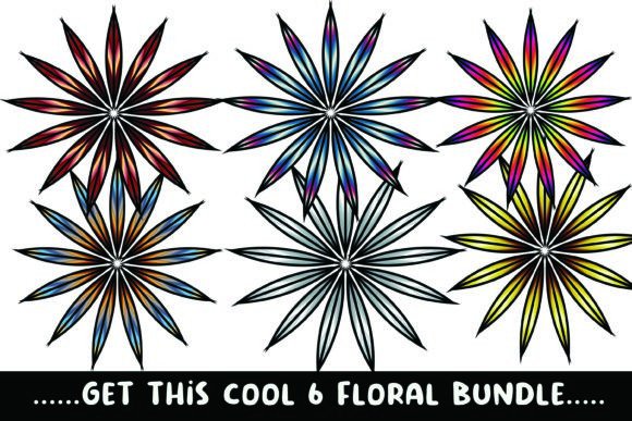 Unique and Simple Floral Bundle SVG